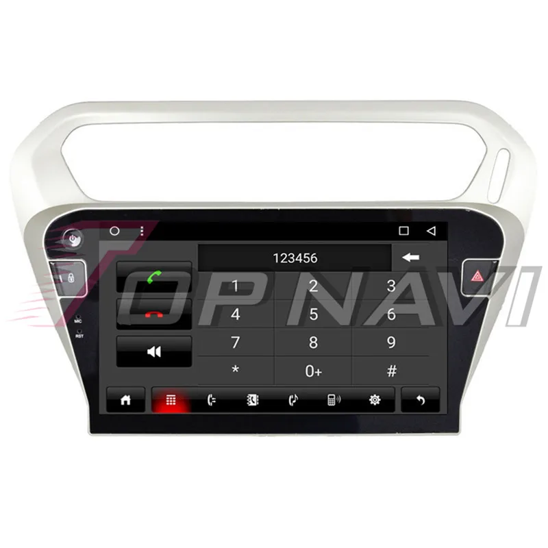 Clearance Autoradio 10.1" Android 8.1 Octa Core Car GPS Navigation For Peugeot 301 2014 Stereo Auto Radio Multimedia Audio NO DVD 2 din 3