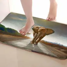 Слон стиль Коврики для улицы, смешной Противоскользящий коврик для ванной, дверные коврики, дверные коврики под входную дверь