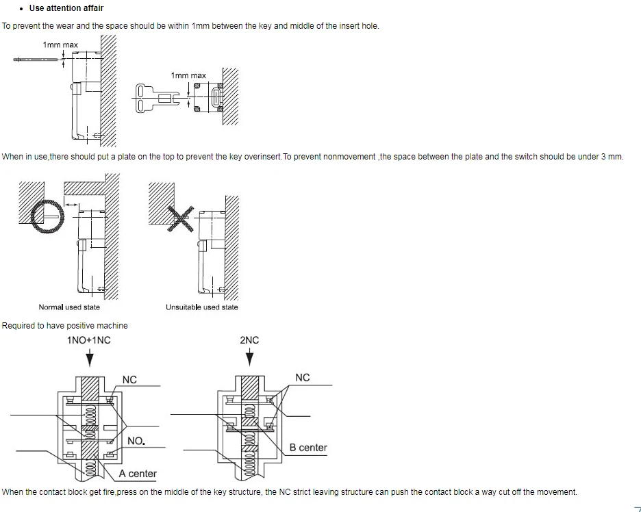 interruptores e acessórios para interruptores