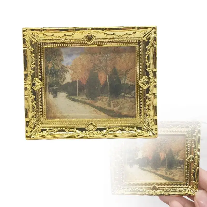 1:12 Miniature Furniture Doll House Resin Picture Frame Dongzhur 1 Pc Diy Dollhouse Mini Oil Painting Dollshouse Miniature 1:12 Miniature Furniture Doll House Resin Picture Frame Dongzhur 1 Pc Diy Dollhouse Mini Oil Painting Dollshouse Miniature