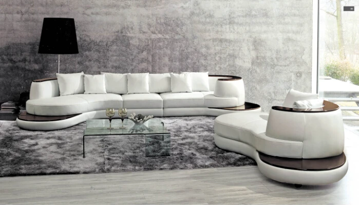 Современный кожаный угловой диван для гостиной диван мебель большой секционный диван