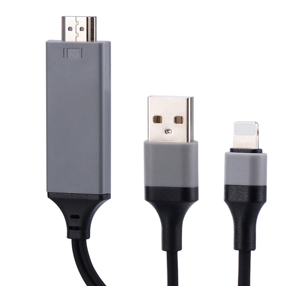 8 контактный HDMI кабель HD 1080P конвертер адаптер 1 м USB для HDTV TV цифровой AV iPhone