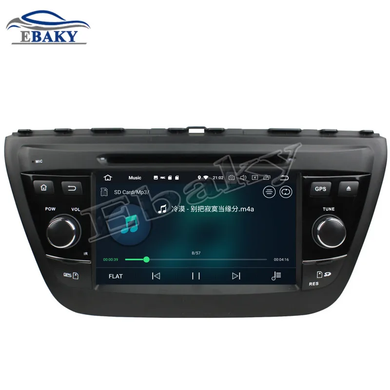 Perfect NaviTopia 7inch 4GB RAM 64GB ROM Octa Core Android 9.0 Car DVD Radio For Suzuki SX4/S Cross 2014 with GPS/wifi/Bluetooth 5