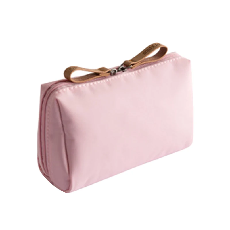 

NEW-1 Pc Korean Style Solid Cosmetic Bag Women Bow Tie Makeup Bag Waterproof Travel Wash Bag