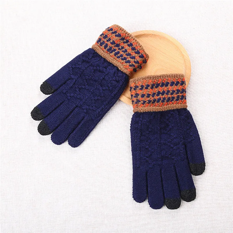 Women Men Multi-function Couple Riding Screen Winter Gloves Soft Warm Mitten guantes eldiven handschoenen 40FE2213