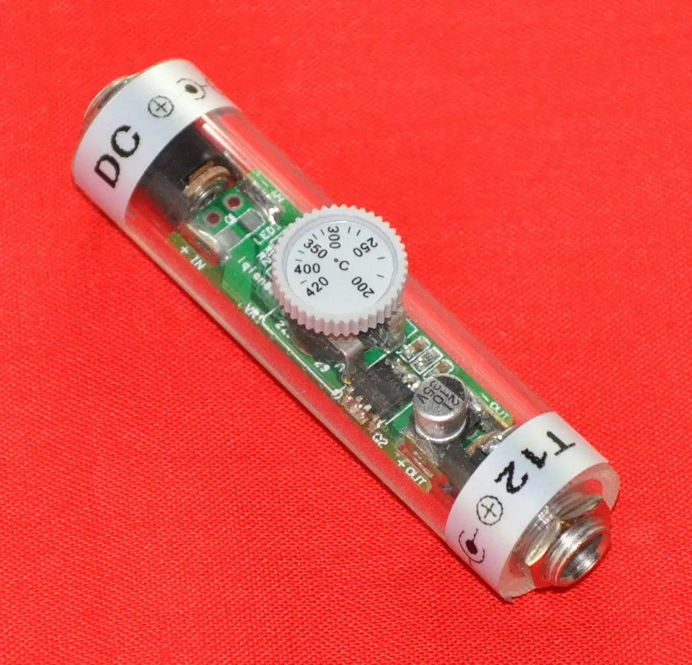 

Finished Temperature Controller for T12 Soldering Iron Handle