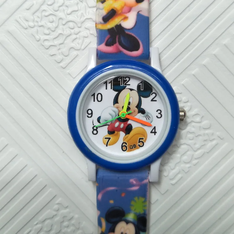

2019 Cartoon Mickey Baby Watch for Children Boys Girls Silicone strap Life Waterproof Watches for Kids Christmas Gift Wristwatch