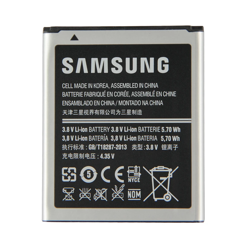 samsung EB425161LU Батарея для samsung GT-S7562L S7560 S7566 S7568 S7572 S7580 i8190 S7582 SM-J105H J1 1500 мА-ч