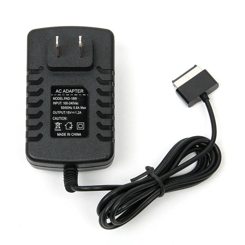 Зарядное устройство для планшета с вилкой EU/US, 15 в, 1,2 А, настенное зарядное устройство для путешествий, адаптер для планшета Asus Eee Pad, трансформер TF101, TF201, зарядное устройство для планшетов