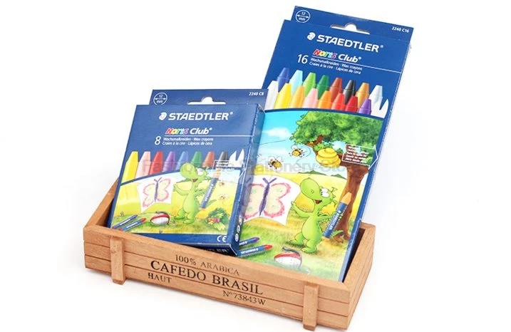 

STAEDTLER 2240 C8 12mm 8 color Oil Pastel for Artist Students Drawing Pen School Stationery Art Supplies Wax Crayon