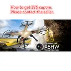 Save 24.71 on Syma X8HW RC drone with camera wifi fpv dron 2.4G 6Axis Professional Drones with camera hd Big Quadcopter Helicopter VS MJX X101