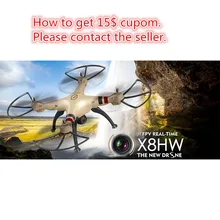Syma X8HW RC drone with camera wifi fpv dron 2.4G 6Axis Professional Drones with camera hd Big Quadcopter Helicopter VS MJX X101