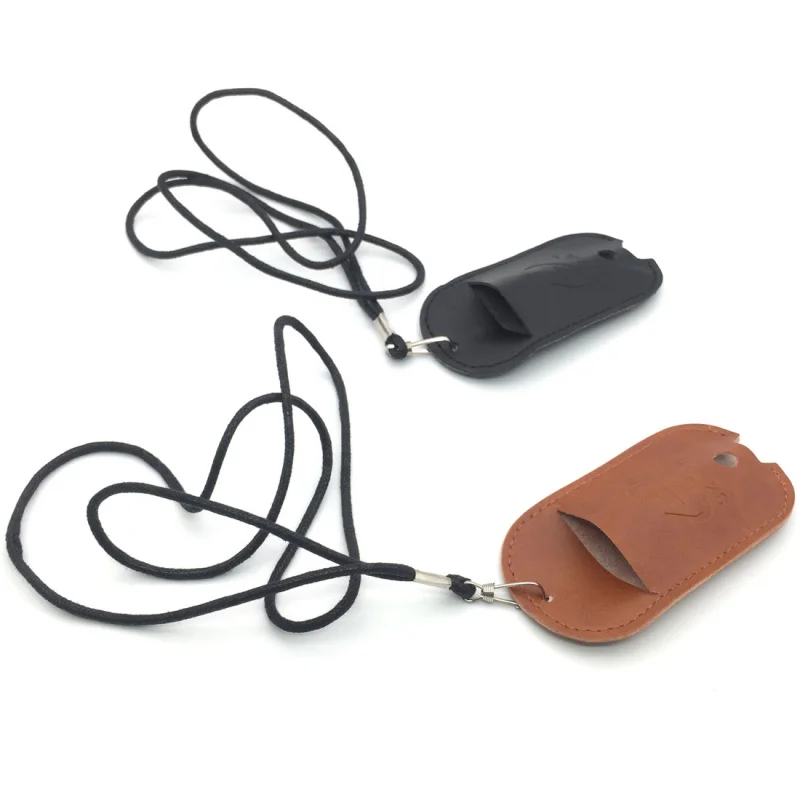 

New Leather Neck Portable Carrying Lanyard PU Case For Zero Pod Dustproof Protection Carrying Pouch Lanyard Vape Accessories