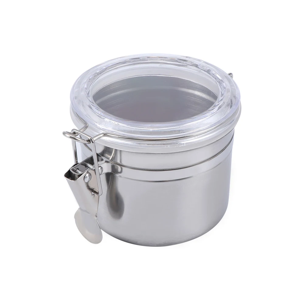 Buy Stainless Steel Airtight Sealed Canister Coffee Flour Sugar Container