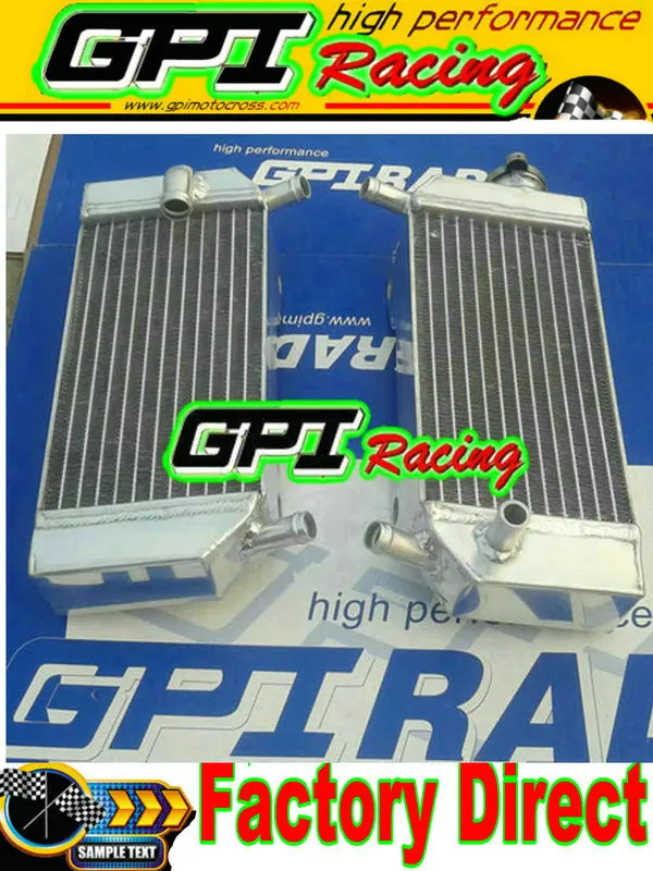 GPI алюминиевый радиатор для Honda CRF250R CRF250X CRF 250R 250X 2004 2009 2005 2006 07| |
