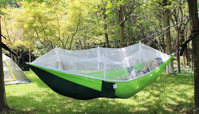 double hammock with mosquito