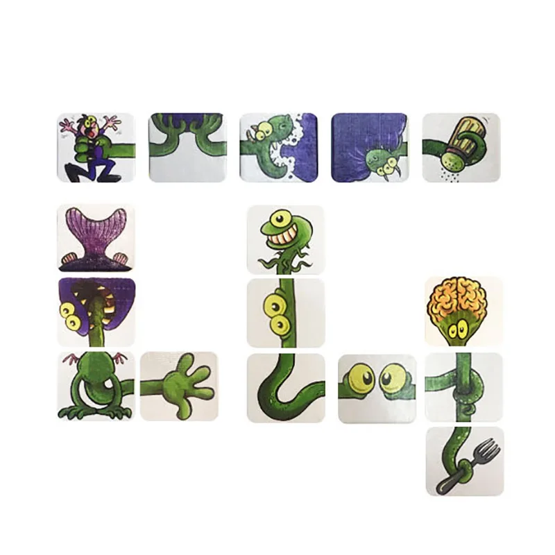 Tanie 2 6 graczy śmieszne karty gry Monster Factory gra planszowa papier wysokiej jakości gra na imprezę rodzinne metalowe pudełko