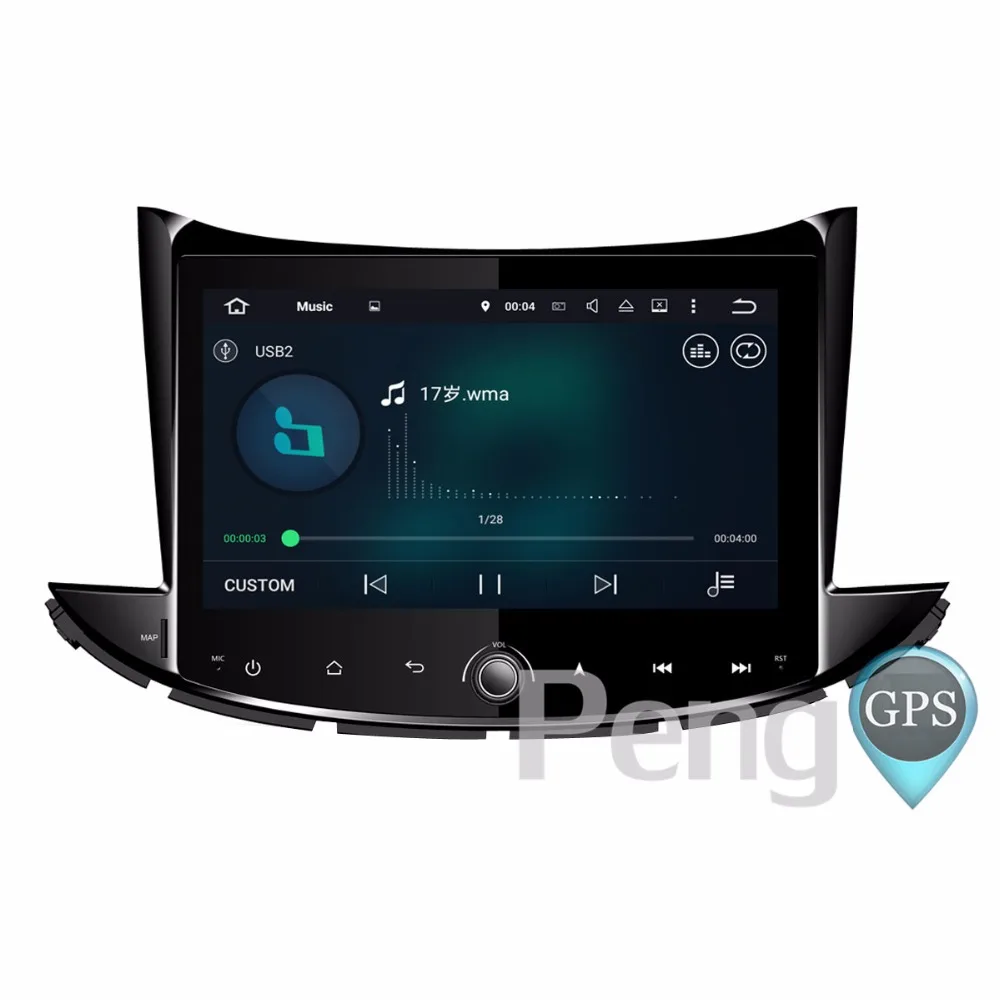 2 Din стерео Android 9 0 Для Chevrolet TRAX 2017 2018 GPS навигация Авторадио головное устройство CD DVD