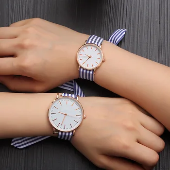 

Simple Retro Fashion Women Watch Ribbon Strap Ladies Quartz Wristwatches Female Leisure Watches relojes para mujer Drop Shipping