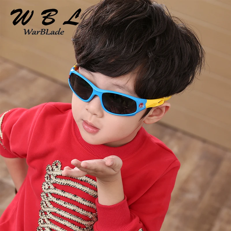 

WarBLade frame Brand Goggles Sun Glasses Children's Polarized Sunglasses Baby Child Care UV Glasses Security TR90