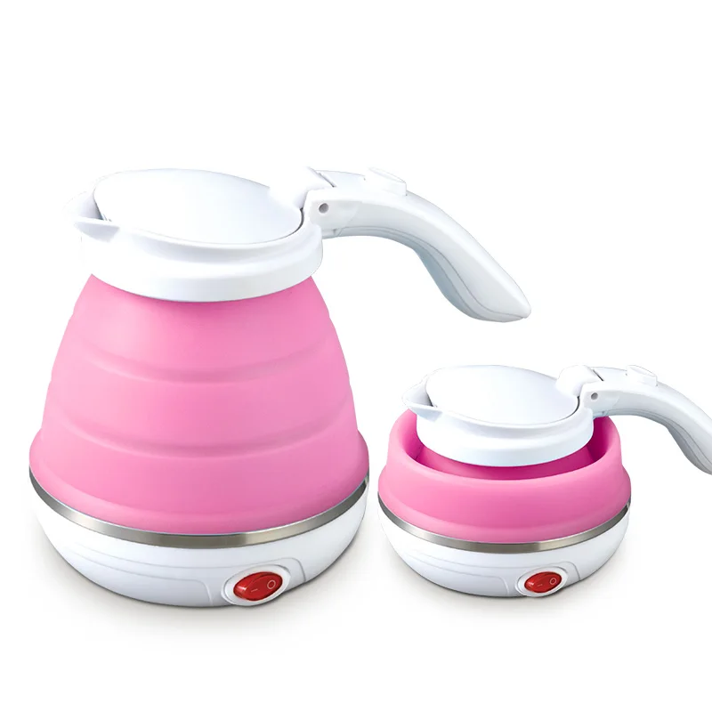 0.75L Electric Kettle Silicone Foldable 680W Portable Travel Camping