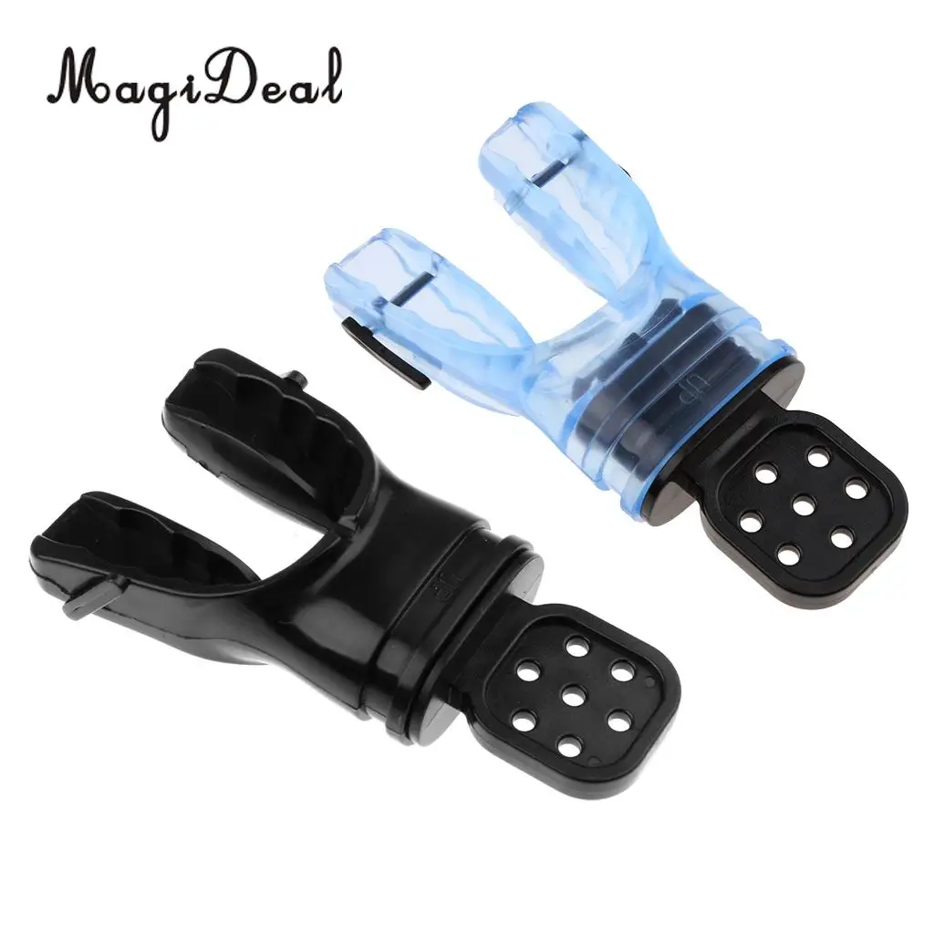 2Pcs Scuba Diving Silicone Moldable Snorkel Bite Mouthpiece Replacement for Regulator Diver Equipment Snorkeling Accessories