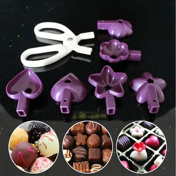 

Cooking tools heart-shaped Mold Cookie Cutter Clip flower shaped star shaped Cake Chocolate Baking Lolly Pop Lollipop Mould