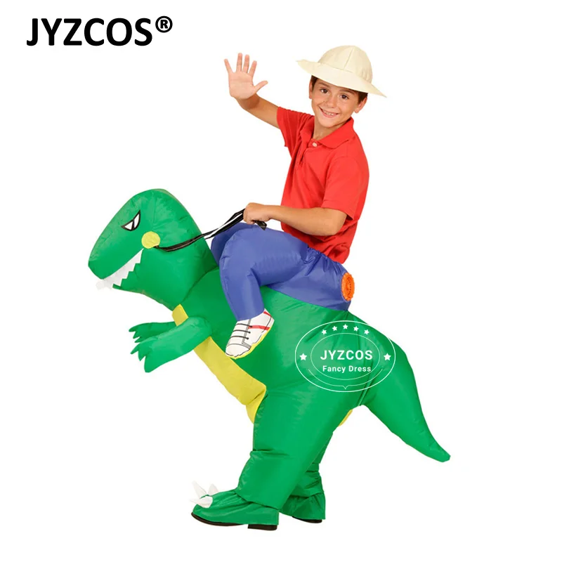 kid green dinosaur