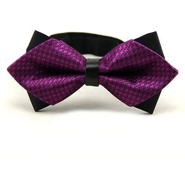 Mantieqingway Commercial Bowtie for Men Bowknot Sharp Corner Double Bow ...