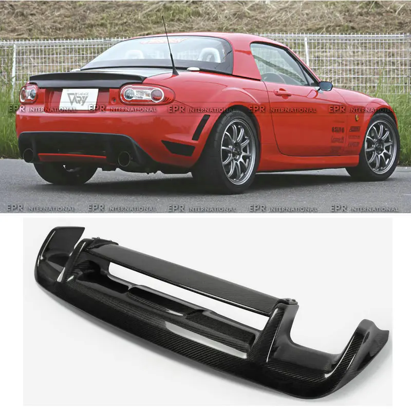 Автомобильные аксессуары MX5 NC NCEC Roadster стильный задний диффузор из углеродного