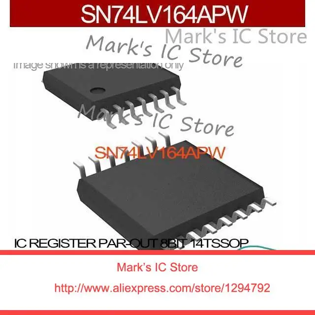 SN74LV164APW IC REGISTER PAR OUT 8BIT 14TSSOP SN74LV164A 74LV1 SN74LV16