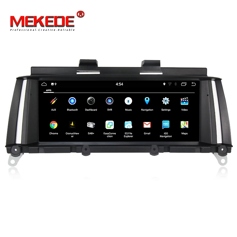 MEKEDE Android 7,1 автомобильный радиоприемник с навигацией GPS плеер для BMW X3 F25 2010-2013 Оригинальная CIC/NBT система 2G ram 32G rom ips экран