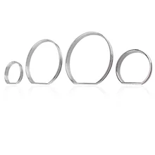 

One Set Dashboard Gauge Dial Rings Bezel Trim Speedo AC/Tech Sport For BMW E46 3 Series Silver Car Light Rings New Car Styling
