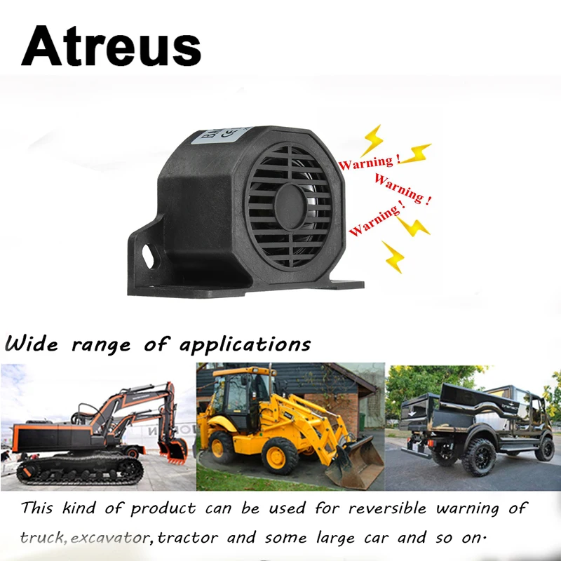 

Atreus Car Truck Vehicle Horn Reversing Backup Beeper Warning Alarm for Lexus Honda Civic Opel astra h j Mazda 3 6 Kia Rio Ceed
