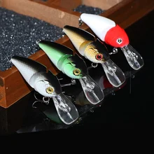 10Pcs/Lot 8.5cm 15g Fishing Wobblers 2 Segments Spinner Minnow Lure Bait Lifelike Swimbait Crankbait Wobblers Fishing Lures Kits