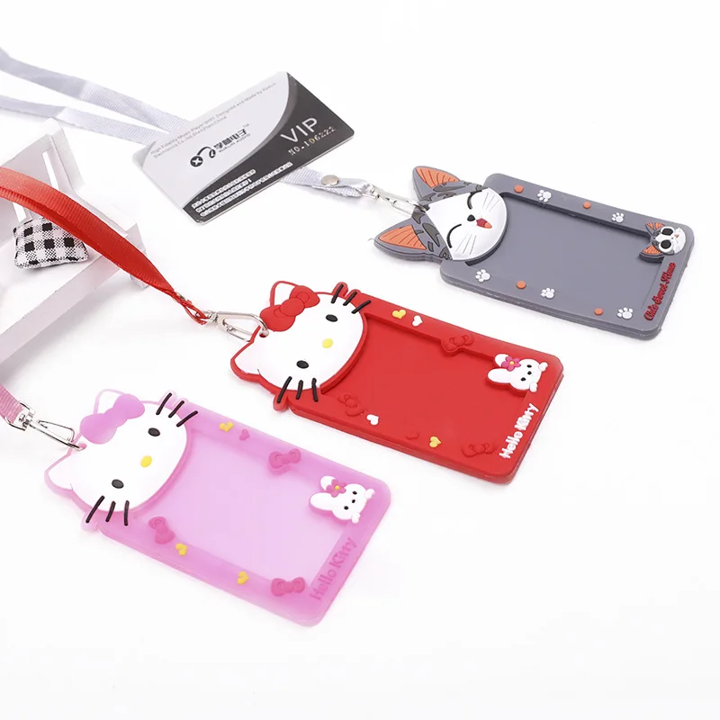 Cute Cartoon Silicone Card ID Holder Credit Card Bus Case Key Holder Ring Luggage Tag wallet card holder,credit card holder,card holder,card wallet,id card case,id card holder,document card wallet,wallet card bag