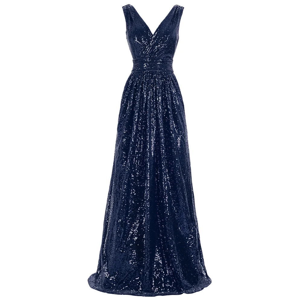 Shining Dress Cocktail Gown Ball Sleeveless Maxi Fit Night party Wedding Debut Prom Pageant | Женская одежда