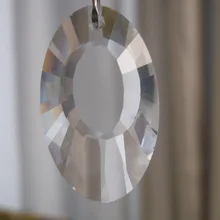 15 шт. 50 мм прозрачная французская подвесная люстра аксессуары отделка кристаллами подвесной висячий светильник бусины нити капли