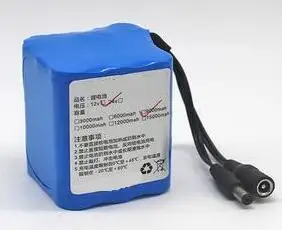 

Free ship 11.1v 12v 9ah 9000mah 18650 lithium ion rechargeable battery pack and charger for solar light,led light,paper machine