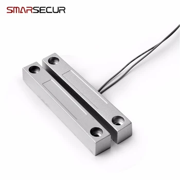 Smarsecur Smarsecur Wired Door/Window Sensor Magnetic Switch Home Burglar Alarm Detector MC-58 for GSM WiFi Alarm System wired door window magnetic sensor switch work with ptsn and gsm alarm system wired zone gsm10a g90b q2