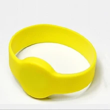 500 шт. 13,56 мГц FM1108 rfid-браслеты близость силикона Водонепроницаемый Перезаписываемый RFID групп ISO14443A RFID браслет