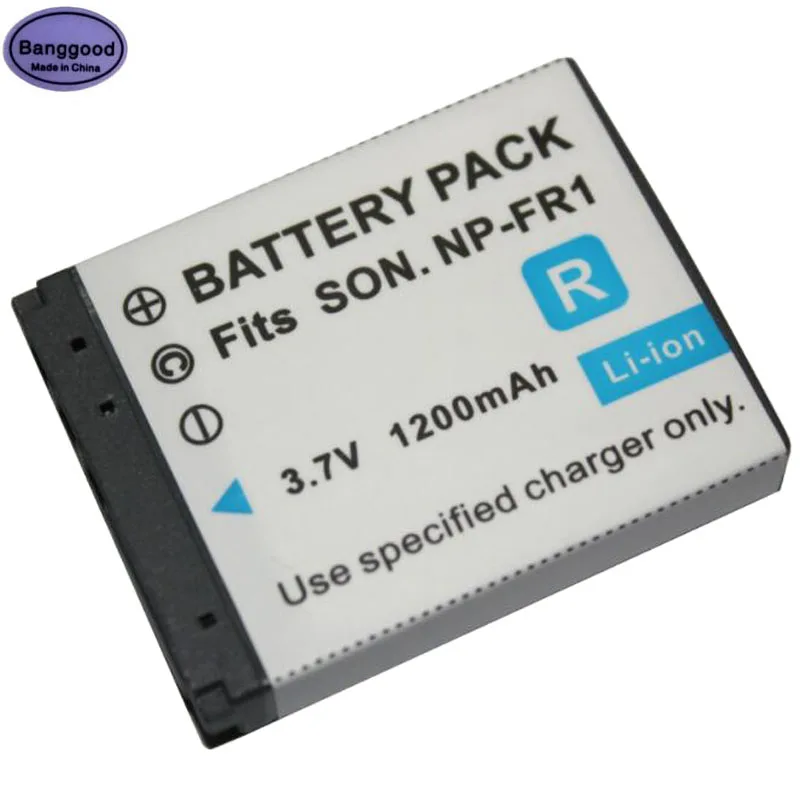 3 7 V 1200 мА/ч NP-FR1 NP FR1 NPFR1 Камера Батарея для SONY DSC-P100/R DSC-P100/S DSC-P120 DSC-P150 DSC-P150/B DSC-P150/L DSC-P200
