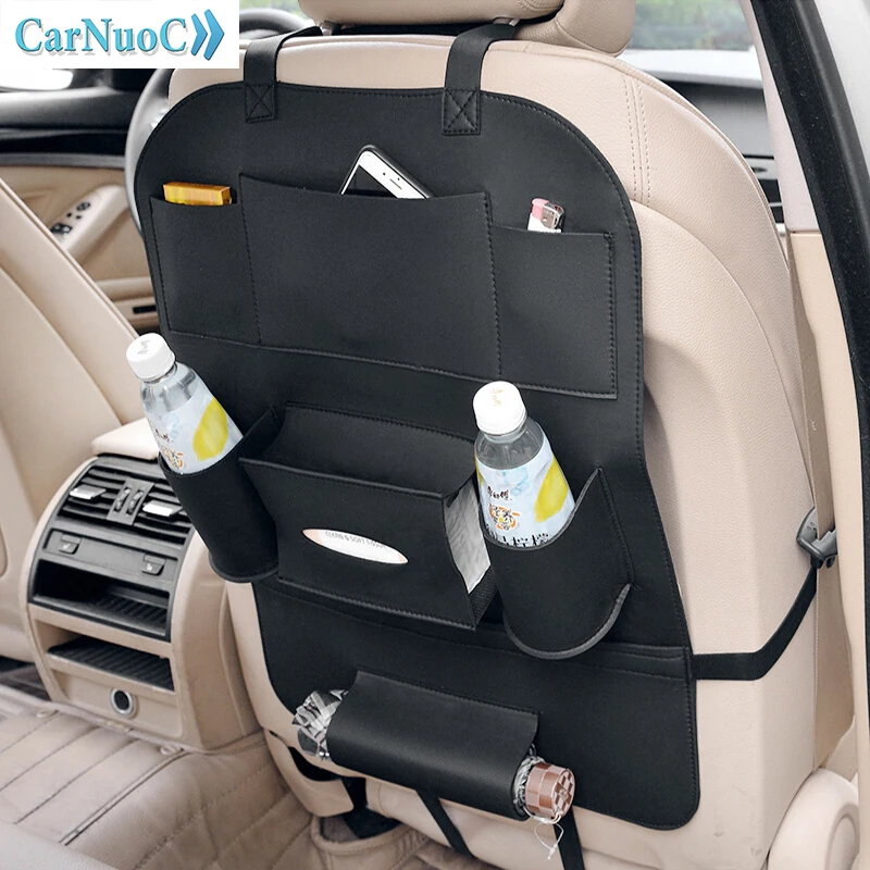 

Car seat storage bag Hanging bags car seat back bag Car child safety seat car steat back bag Multifunction storage box Organizer