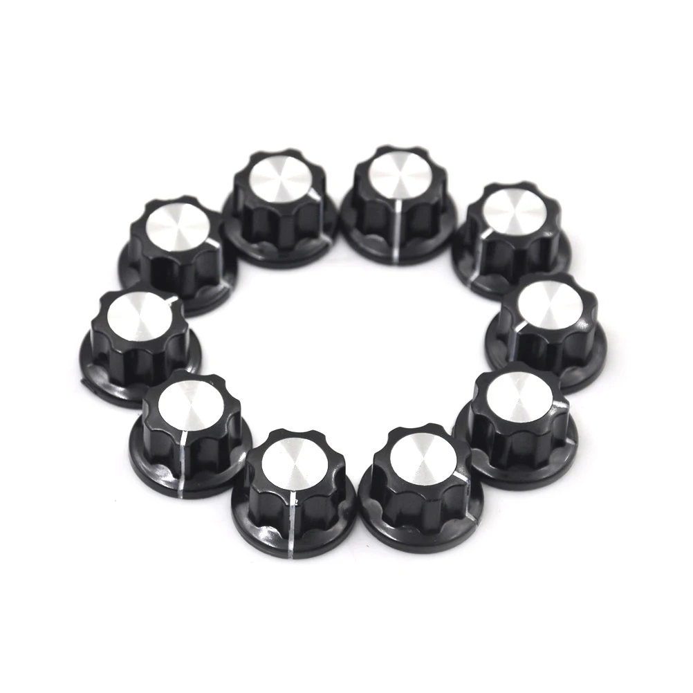 10 шт MF A01 потенциометр бакелит пластик|knob 10pcs|knob potentiometerknob plastic |