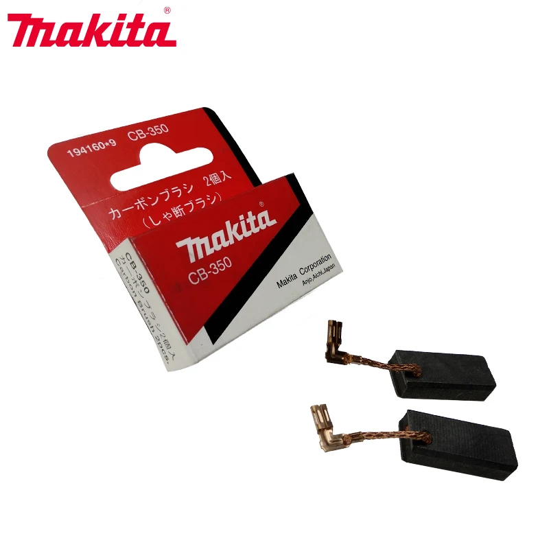 Original Makita Carbon Brushes 6.5x11x25mm for Electric Motor CB350