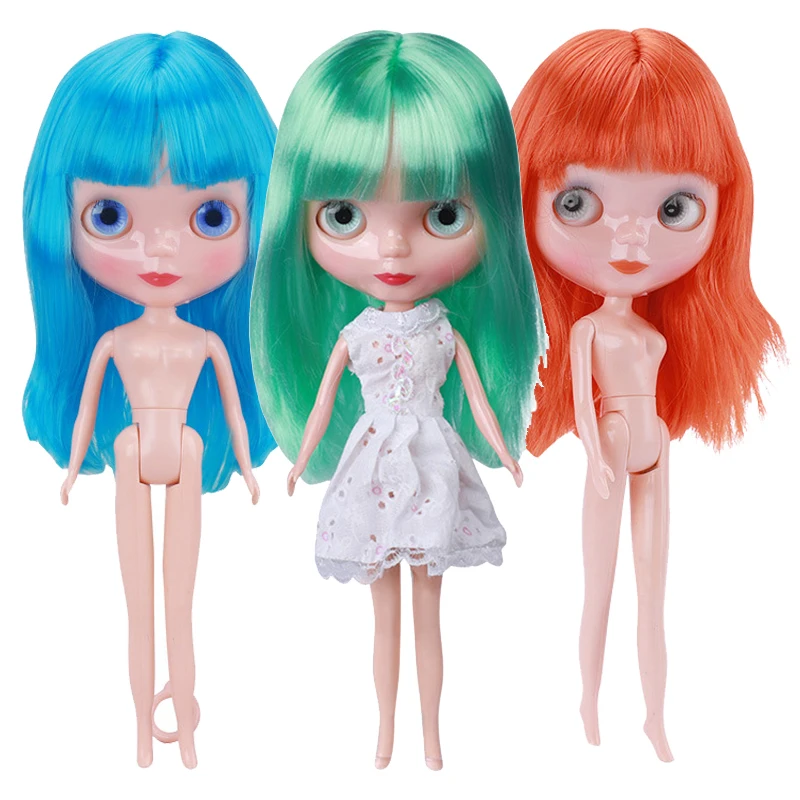 

Cute lythe Doll 1/6 Ball Joint Doll Can Change Eyes Hair 30cm Nude Doll Baby Girls Christmas Toys Surprise Dolls without Clothes