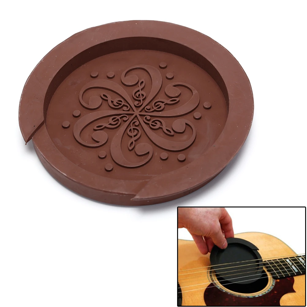 Силиконовые акустические Классические гитарные отзывы Buster Sound Hole Cover Buffer Block Stop Plug