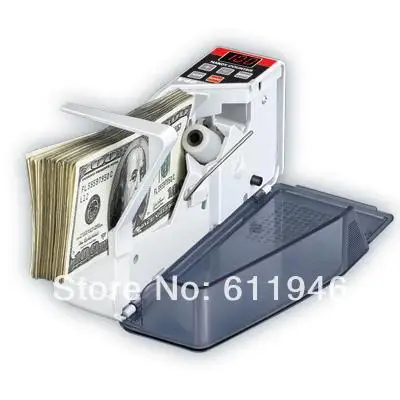 ФОТО V40 Mini Portable Handy Bill Cash Money registers Currency Counter Counting Machine