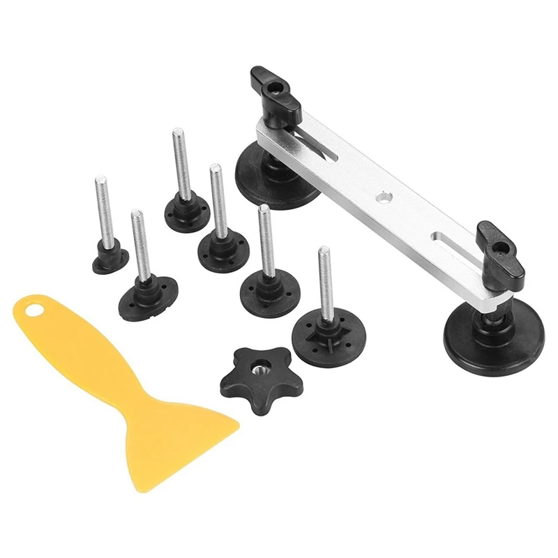 

Auto Repair Tool Set Tool Kit Paintless Dent Removal Car Body Repair Kit Pulling Bridge Dent Puller Adhesive Glue Removal