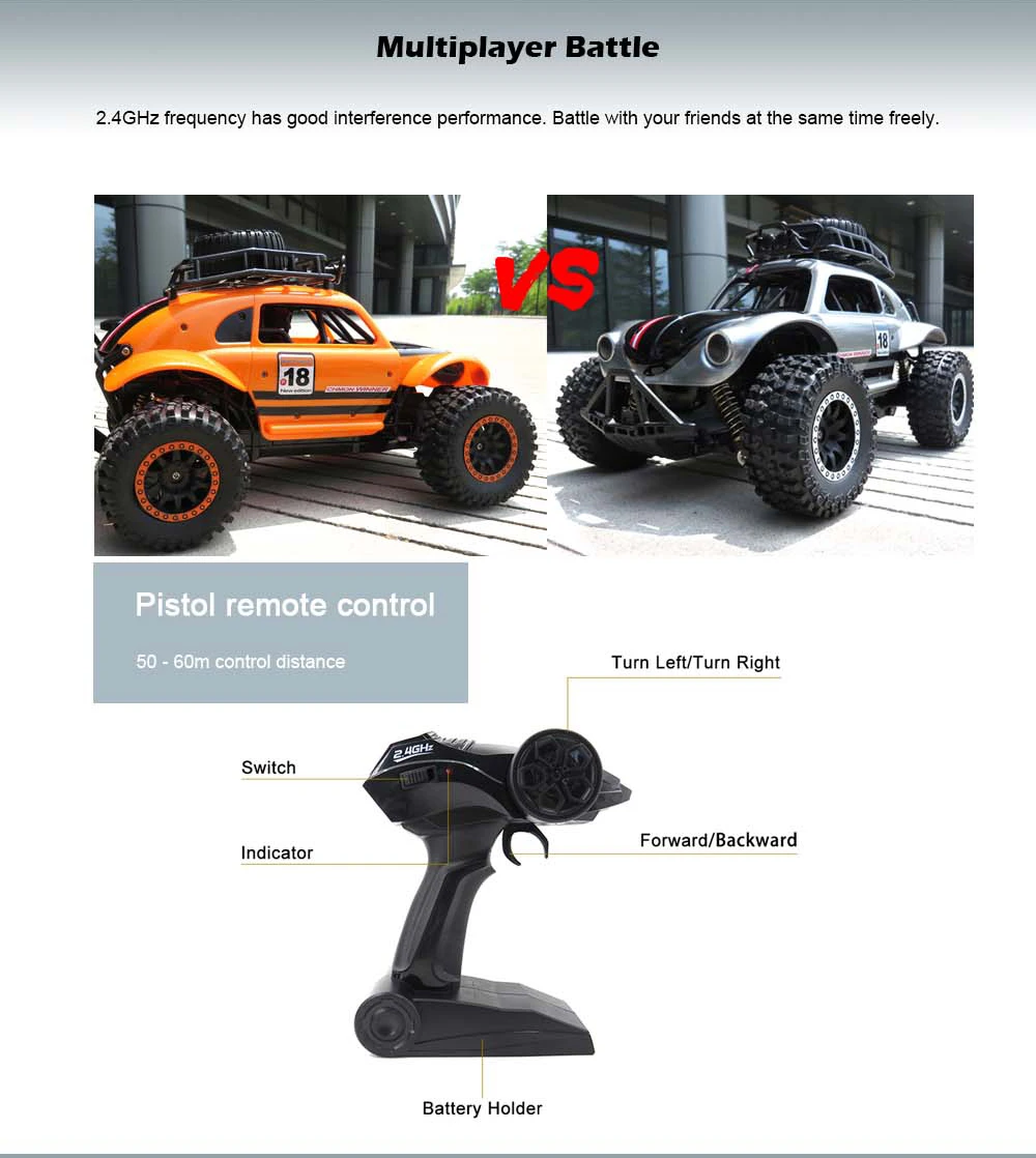 Удаленный Управление RC Cars игрушки 1/14 2,4 ГГц 25 км/ч независимая подвеска Весна внедорожника RC автомобиль гусеничные подарки для детей